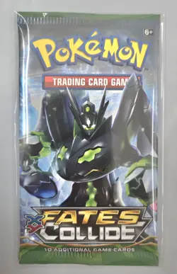 Pokemon TCG Fates Collide Booster Pack Sealed Zygarde (Came Out Tag Team Tins) - Image 1