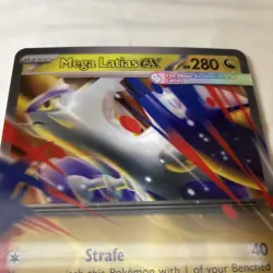 JUMBO Pokemon MEGA EVOLUTION Mega Latias ex Black Star Promo 011 Lenticular JUMB - Image 2