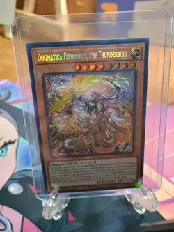 Yugioh! Dogmatika Fleurdelis, the Thunderbolt DOOD-EN026 Secret Rare - Image 1