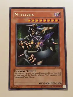 Metalzoa TFK-002 Secret Rare Yugioh Video Game Promo The Falsebound Kingdom NM - Image 1