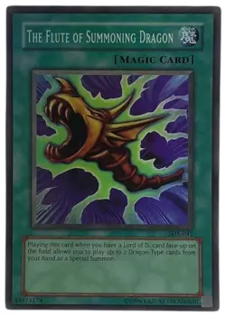 YugiOh Starter Deck Kaiba Flute Summoning Dragon EX #SDK-042 Super Rare EX - Image 1