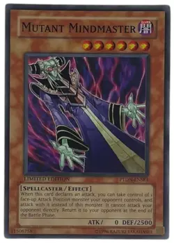 Yugioh Phantom Darkness Mutant Mindmaster #PTDN-ENSE1 Super Rare - Image 1