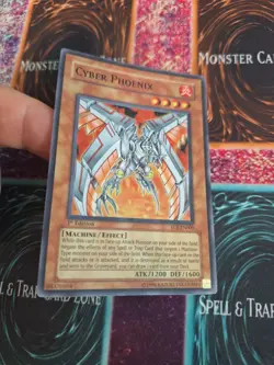 Yugioh Cyber Phoenix EOJ-EN009 Super Rare 1st Edition Near Mint - Image 2