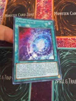 Yugioh Chaos Space BLCR-EN073 Secret Rare 1st Edition Near Mint - Image 2