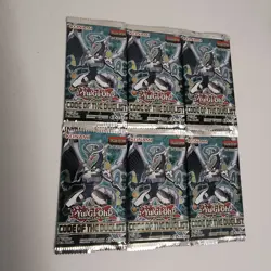Yugioh Code Of The Duelist Booster Packs 1st Edition Lot of 6 - Image 1