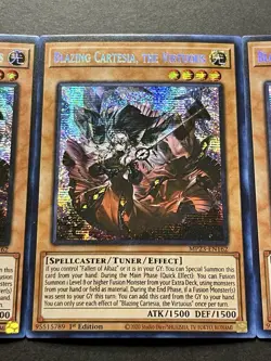 3x Blazing Cartesia, The Virtuous | MP23-EN162 | Prismatic Secret Rare | YuGiOh! - Image 5