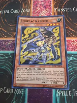 Yugioh Zoodiac Ratpier RATE-EN014 Super Rare Unlimited Near Mint - Image 1