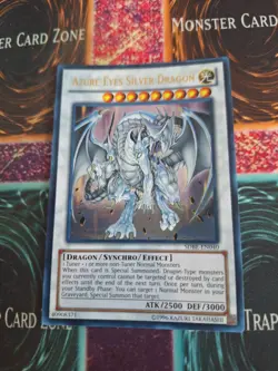 Yugioh Azure-Eyes Silver Dragon SDBE-EN040 Ultra Rare Unlimited Near Mint - Image 1