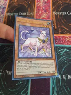 Yugioh Crystal Beast Amethyst Cat BLCR-EN048 Ultra Rare 1st Edition Near Mint - Image 2
