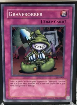 YUGIOH GRAVEROBBER PSV-008 SUPER RARE 2017 PRINT NM - Image 1