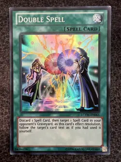 Yugioh Double Spell LCYW-EN065 Super Rare Unlimited Edition NM/LP - Image 1