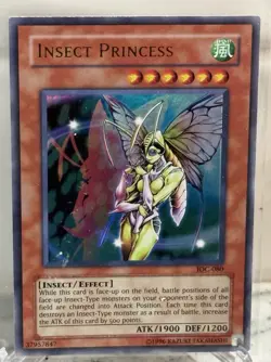 YUGIOH Insect Princess Invasion Of Chaos IOC-080 Ultra Rare Unlimited Edition NM - Image 1