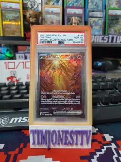 PSA 10 Chi-Yu ex 259/193 SIR Paldea Evolved Illustration Rare Pokemon Card MINT - Image 1