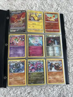 Pokemon Card Binder Lot - Pikachu 25th, Ho-Oh V, Sylveon, Holos, Duplicates - Image 1
