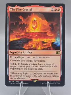MTG The Fire Crystal 135 NM Normal Universes Beyond: FINAL FANTASY - Image 1