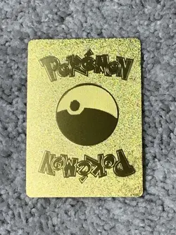 Pokemon Charizard VMax HP330 Gold Foil Fan Art Collector Card - Image 2