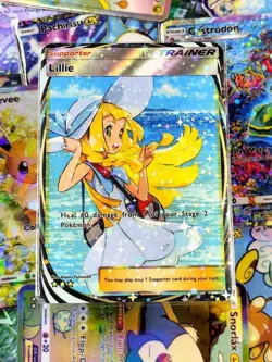 Lillie trainer proxy pocket app card tcg full art Celestial Guardians set - Image 1