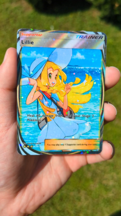 Lillie trainer proxy pocket app card tcg full art Celestial Guardians set - Image 2