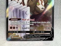 Sandaconda V 252/264 Fusion Strike NM Alternate Full Art Ultra Rare Pokemon Card - Image 5