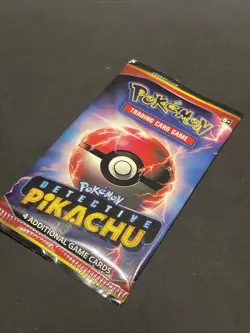 Pokemon TCG Detective Pikachu 4 Card Sealed Booster Pack - Image 3