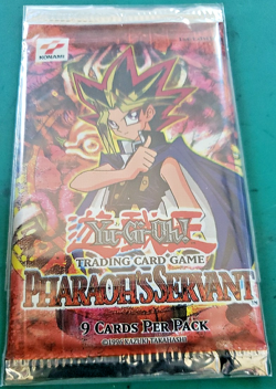 1996 YU-GI-OH! Pharaoh's Servant 1 Booster Pack 9 cards per pack 53334289443 - Image 3