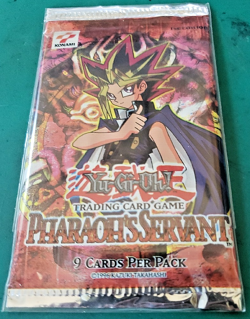 1996 YU-GI-OH! Pharaoh's Servant 1 Booster Pack 9 cards per pack 53334289443 - Image 4