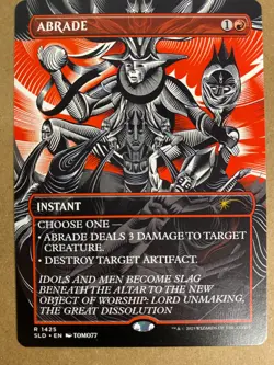 MTG 1x Abrade # 1425 Secret Lair Drop Modern Magic the Gathering Card x1 NM - Image 1