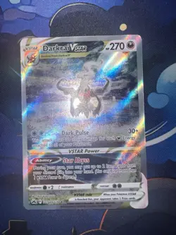 Pokemon Darkrai VSTAR Crown Zenith Galarian Gallery Ultra Rare Card GG50/GG70 - Image 3