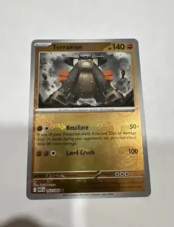 Set of 3 Masterball Reverse Holo Pokemon Cards (Leavanny, Vanilluxe & Terrakion) - Image 2