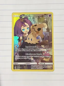 Mimikyu - 245/236 Cosmic Eclipse Secret Character Rare Holo Pokemon Card - NM - Image 1