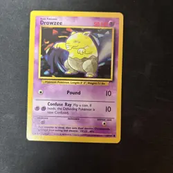 DROWZEE - Base Set - 49/102 - Common - Pokemon Card - Unlimited Edition D22 - Image 1