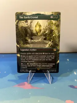 The Earth Crystal - mtg - NM-M - Final Fantasy - (Borderless) - Image 1