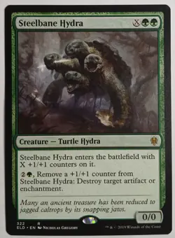 Steelbane Hydra Throne of Eldraine Regular MTG Magic the Gathering NM - Image 1
