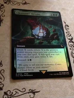 Lifestream's Blessing (Extended Art) Commander: Final Fantasy Foil - Image 2