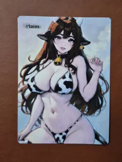 mtg altered art hand painted anime - Image 1