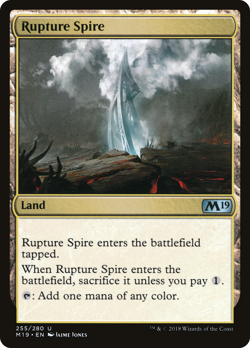 RUPTURE SPIRE ~mtg NM M19 Magic 2019 Unc x4 - Image 1