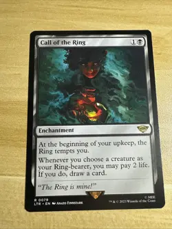 MTG Call of the Ring Lord of the Rings Rare Enchantment NM - Image 1