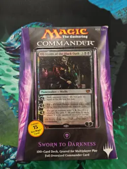 Sworn To Darkness Commander Deck. Rare 2014 Mono Black Planeswalker Deck, Precon - Image 1