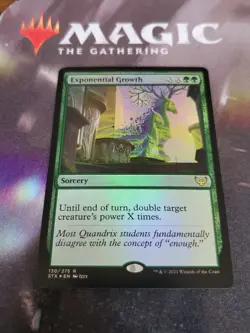 MTG. Exponential Growth. Foil. Strixhaven: School of Mages. Pack Fresh - Image 1