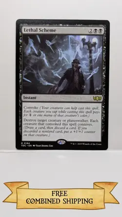 Lethal Scheme Commander: Tarkir: Dragonstorm Regular - Image 1