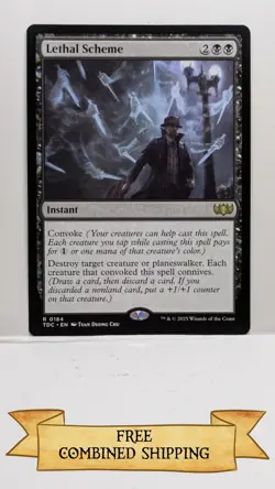 Lethal Scheme Commander: Tarkir: Dragonstorm Regular - Image 1