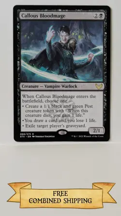 Callous Bloodmage Strixhaven: School of Mages Regular - Image 1