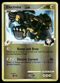 Pokemon Tcg Electivire FB [Reverse Holo] #4 Pokemon Supreme Victors NM - Image 1
