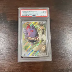 N'S ZORUA-2025 POKEMON SVP EN-SV BLACK STAR PROMO #189 N'S ZORUA PSA 10 - Image 1