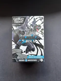 Pokemon TCG SV: Black Bolt Booster Bundle Factory Sealed - 6 Packs - Image 1