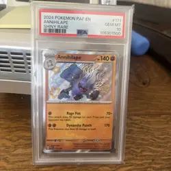 Annihilape Paldean Fates 171/091 Holo Shiny Rare PSA 10 Pokemon TCG 2024 - Image 1