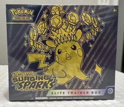 Pokemon Scarlet and Violet Surging Sparks Elite Trainer Box ETB Brand New Sealed - Image 1