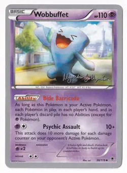 Pokemon #36/119 Wobbuffet 2015 Alejandro Ng-Guzman World Championship Decks - Image 1