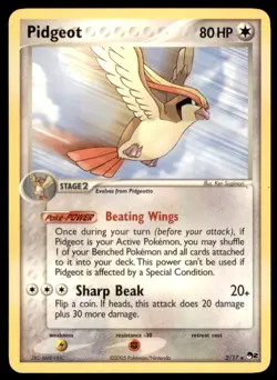 2005 Pokemon Organized Play Series 2 Pidgeot English #2 Rare - Image 1