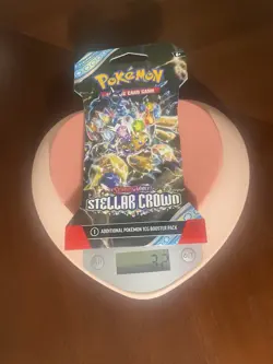 Pokemon Stellar Crown Booster Pack 32g of weight!! New - Image 1